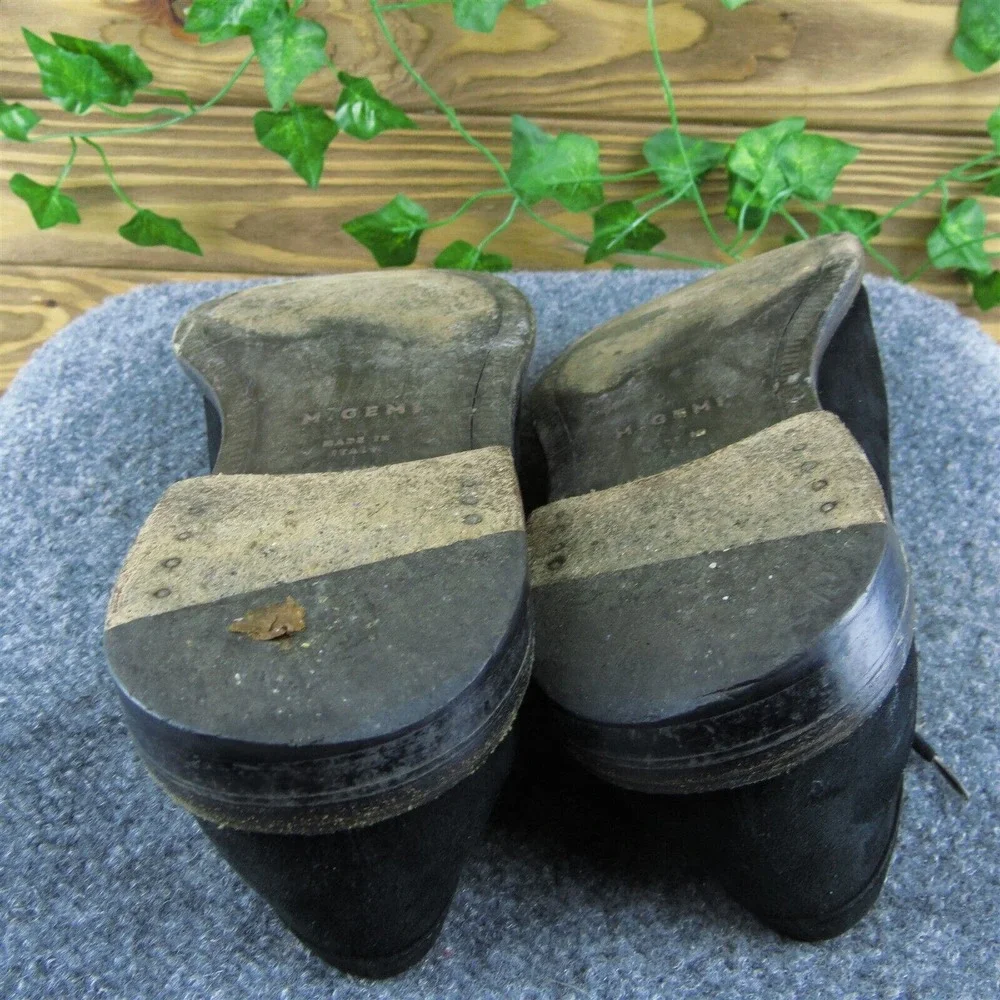 M.‎ Gemi Men Oxfords Shoes Black Leather Lace Up Size 41.5 Medium